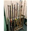 Image 2 : Group of 17 vintage assorted good usable fishing rods