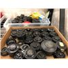 Image 1 : Two boxes of spare spools for spinning reels - mostly Mitchell