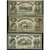 Image 1 : Complete set of $4 notes. Includes 1900 $4 DC-16 041400, 1902 $4 DC-17a 055479, DC-17b 439088.  Grad