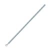 Image 2 : Lab-Created Blue Topaz Tennis Bracelet 6-1/2 Cttw Sterling Silver