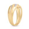 Image 4 : Mens Diamond Band Ring 1/4 Cttw 14kt Yellow Gold