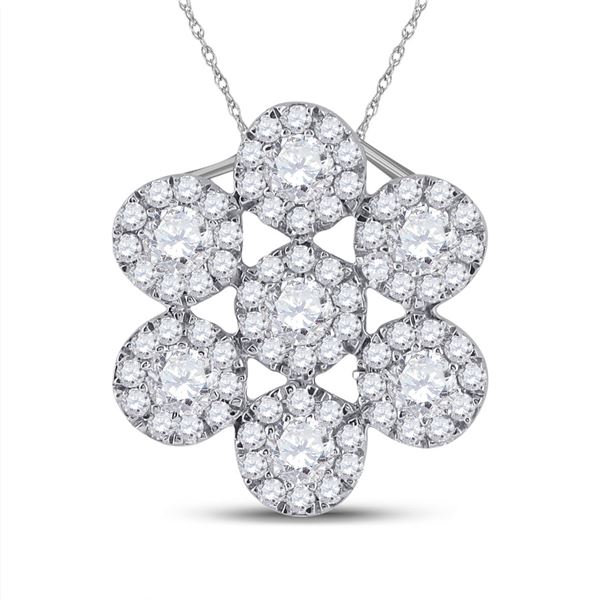 Diamond Fashion Pendant 1/2 Cttw 10kt White Gold