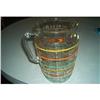 1950's 60's Colorful Ribbed Pitcher #1912904