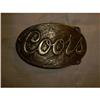 Coors Beer Belt Buckle Solid Brass  Priced Lowe#1913095
