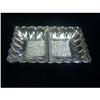 Silver Colored Mirror Glass Ashtray/ Candy Dish#1913140