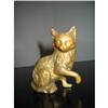 a metal detailed cat figurine, vintage!  #1913205