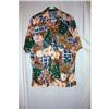 Vintage Disco Flowered Short Sleeve Shirt #1913320
