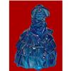 Image 1 : WHEATON BLUE CARNIVAL GLASS SOUTHERN LADY #1913474