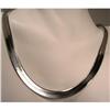 Image 1 : Sterling Silver Herringbone Necklace #1913683
