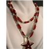Image 1 : Red Coral and Fresh Water Pearl  Necklace With #1913684