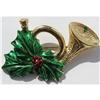 Image 1 : Gerry's Christmas Horn with Holly #1913796