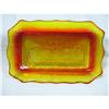 Image 1 : Early American Lord's Supper Tray  Amberina  #1914052