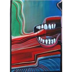 Contemporay Art Painting on Canvas The Bite #1918635