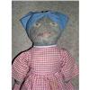 Image 1 : 14" Black Cloth Doll with Blue Bandana #1918813