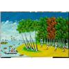 Image 1 : ORIG OIL PAINTING HAITI TROPICAL BEACHSCAPE W/ #1919159