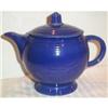Image 1 : Vintage Fiesta Cobalt Blue Medium Tea Pot #1919213