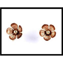 Vintage Rose Gold Earrings #1919223