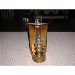 Rare Brass Reflective Oil Lamp/ Lantern #1919430