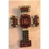 Image 1 : Antique Foiled Rhinestone Paste Cross #1919444