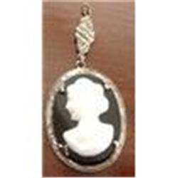 Antique  Cameo, Onyx and Hardstone, Sterling #1919445