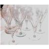 Image 1 : Etched Vintage Stems 6 Goblets 1 Champagne #1937348