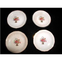 Porcelain  Butter Plates English C.1920 Hand #1937388