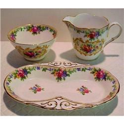 Gorgeous Tray, creamer&sugar Trio - MINUET #1937437