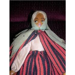 9  Polish Wooden Doll Blonde Hair 1950's #1937622