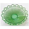 Image 1 : Elegant Depression Glass Openwork Etched Bowl #1938048