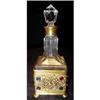 Image 1 : APOLLO Perfume Bottle Glass Jewels Brass Holder#1938051