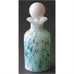 Portieux  Spatter Milk Glass Perfume Bottle #1938113