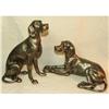 Image 1 : Pair of Gucci Cast Metal Dogs Made in Italy #1938163