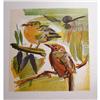 Image 1 : Red Birds - Original Signed Lithograph by Eva #1938282