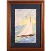Image 1 : Sailing, Original Watercolor by Pettibone #1946175