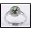 Image 1 : Sensational 18K White Gold Green Garnet and #1946505