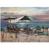 Image 1 : Michele Byrne, Beachside Chat, Signed Canvas #1946805