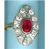 Image 1 : Edwardian Ruby & DIamond Ring #1964577