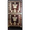Image 1 : Tall Walnut & White Brass Korean Two Unit Chest#1965001