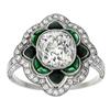 1.87ct Antique Estate Art Deco Diamond Ring #1965046