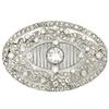 Antique Edwardian Diamond Brooch #1965077