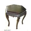 Image 1 : Vintage Zitan Hexagon Half  Claw Legs Table #1965149