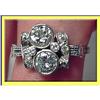 AUTHENTIC ART DECO DIAMOND RING 18K GOLD #1965309