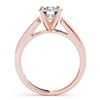 Image 2 : 0.4 ctw Certified VS/SI Diamond Ring 14k Rose Gold - REF-38A8N