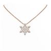 Image 1 : 2.25 ctw Diamond Necklace 18K Rose Gold - REF-187X3A