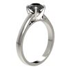 Image 3 : 1.25 ctw Fancy Black Diamond Solitaire Engagment Ring 10k White Gold - REF-26K6Y