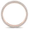 Image 3 : 1.75 ctw Certified VS/SI Diamond Micro Eternity Ring 14k Rose Gold - REF-130X9A