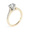 Image 3 : 0.65 ctw Certified VS/SI Diamond Ring 18k Yellow Gold - REF-57M4G