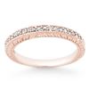 Image 1 : 0.20 ctw Certified VS/SI Diamond Ring 14k Rose Gold - REF-25N3F