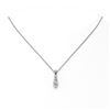 Image 2 : 0.6 ctw Marquise Cut Diamond Designer Necklace 18K White Gold - REF-89H6R