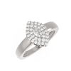 Image 3 : 0.65 ctw Diamond Ring 18K White Gold - REF-110Y8X